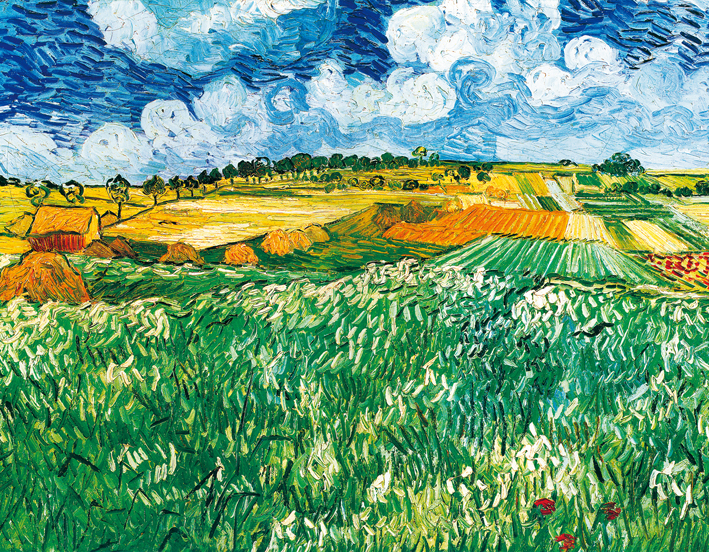  文森特·威廉·梵高  Vincent Willen Van Gogh —— 麦田